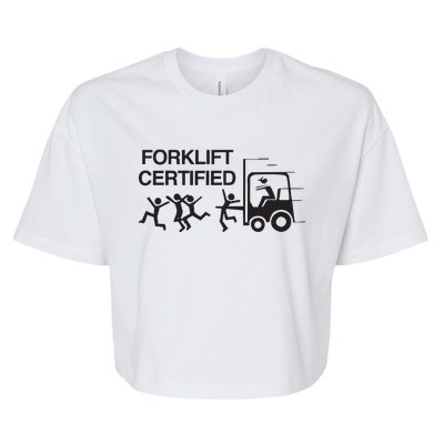 Forklift Certified Bella+Canvas Jersey Crop Tee