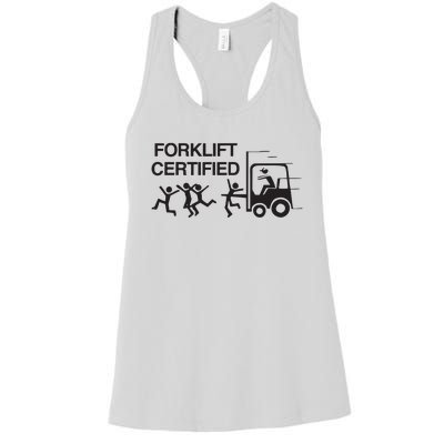 Forklift Certified Women's Racerback Tank