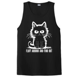 Funny Cat Fluff Around And Find Out Gifts PosiCharge Competitor Tank