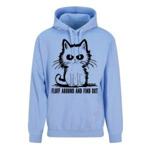 Funny Cat Fluff Around And Find Out Gifts Unisex Surf Hoodie