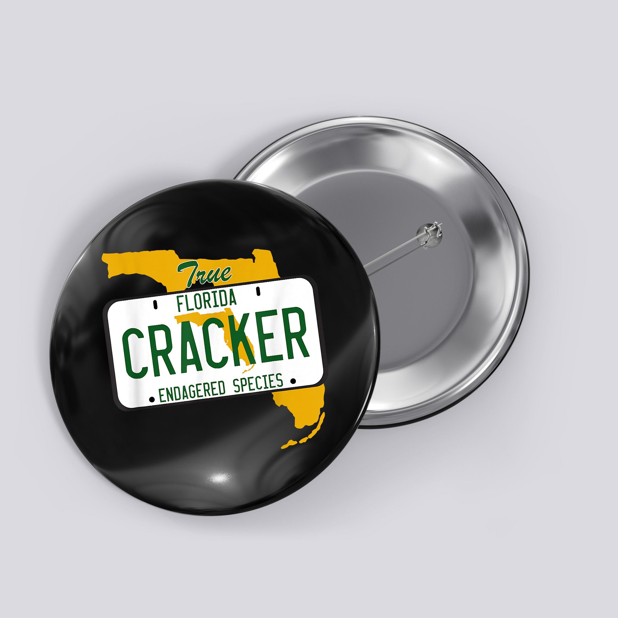 Funny Cracker Florida Button