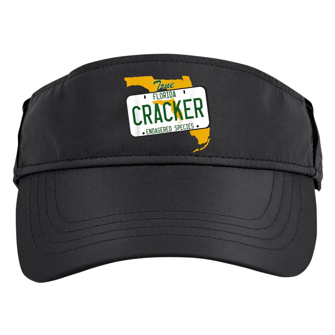 Funny Cracker Florida Adult Drive Performance Visor