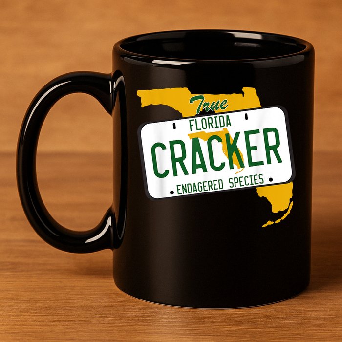 Funny Cracker Florida 11oz C Handle Ceramic Mug