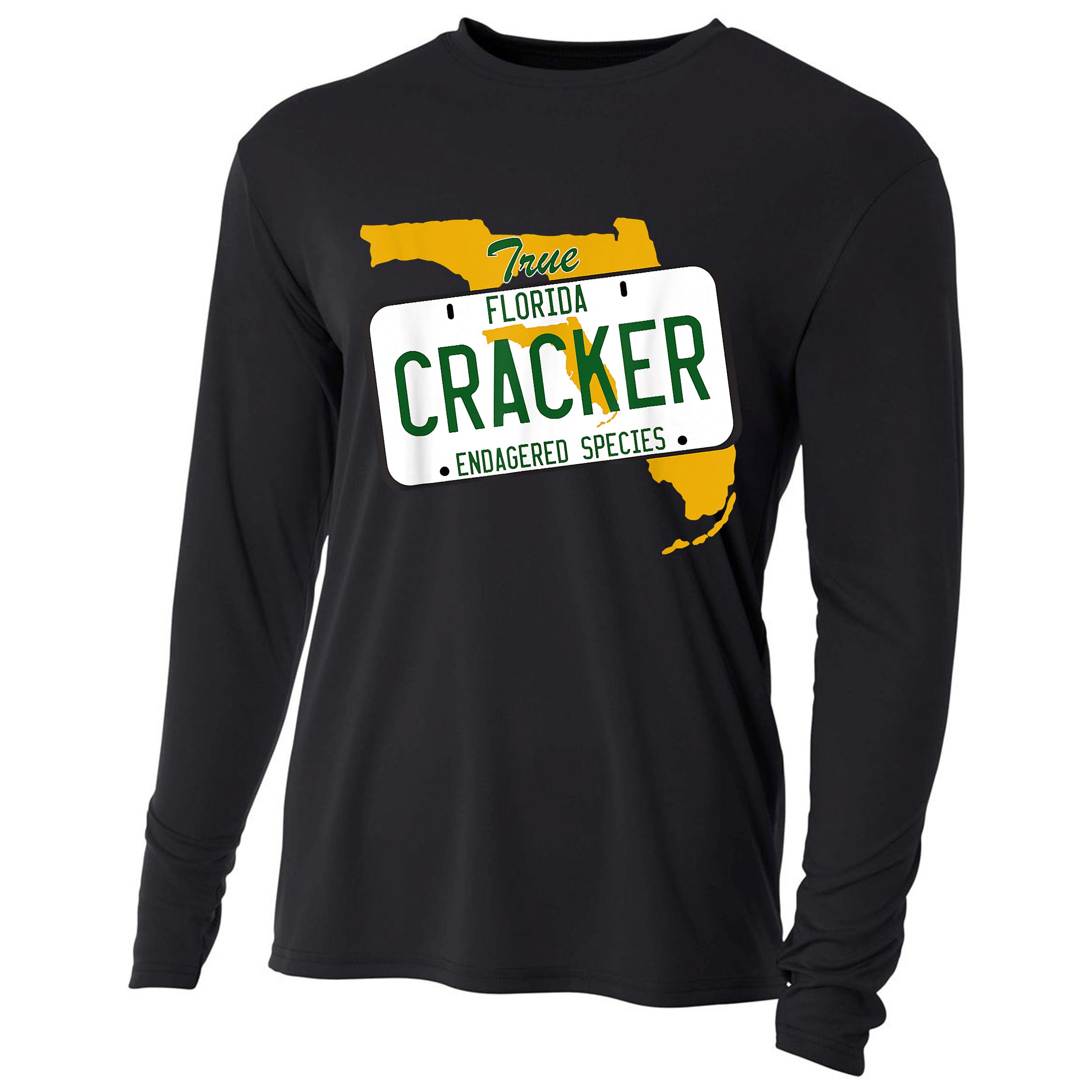 Funny Cracker Florida Cooling Performance Long Sleeve Crew