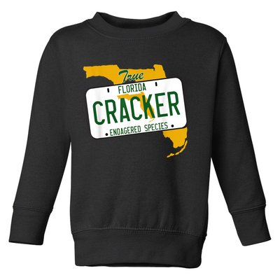 Funny Cracker Florida Toddler Sweatshirt