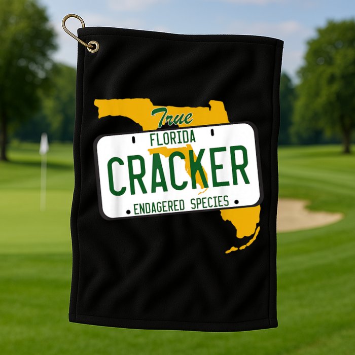 Funny Cracker Florida Golf Towel