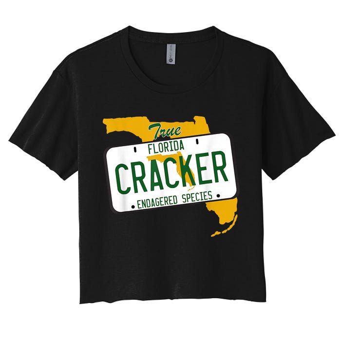 Funny Cracker Florida Women's Crop Top Tee