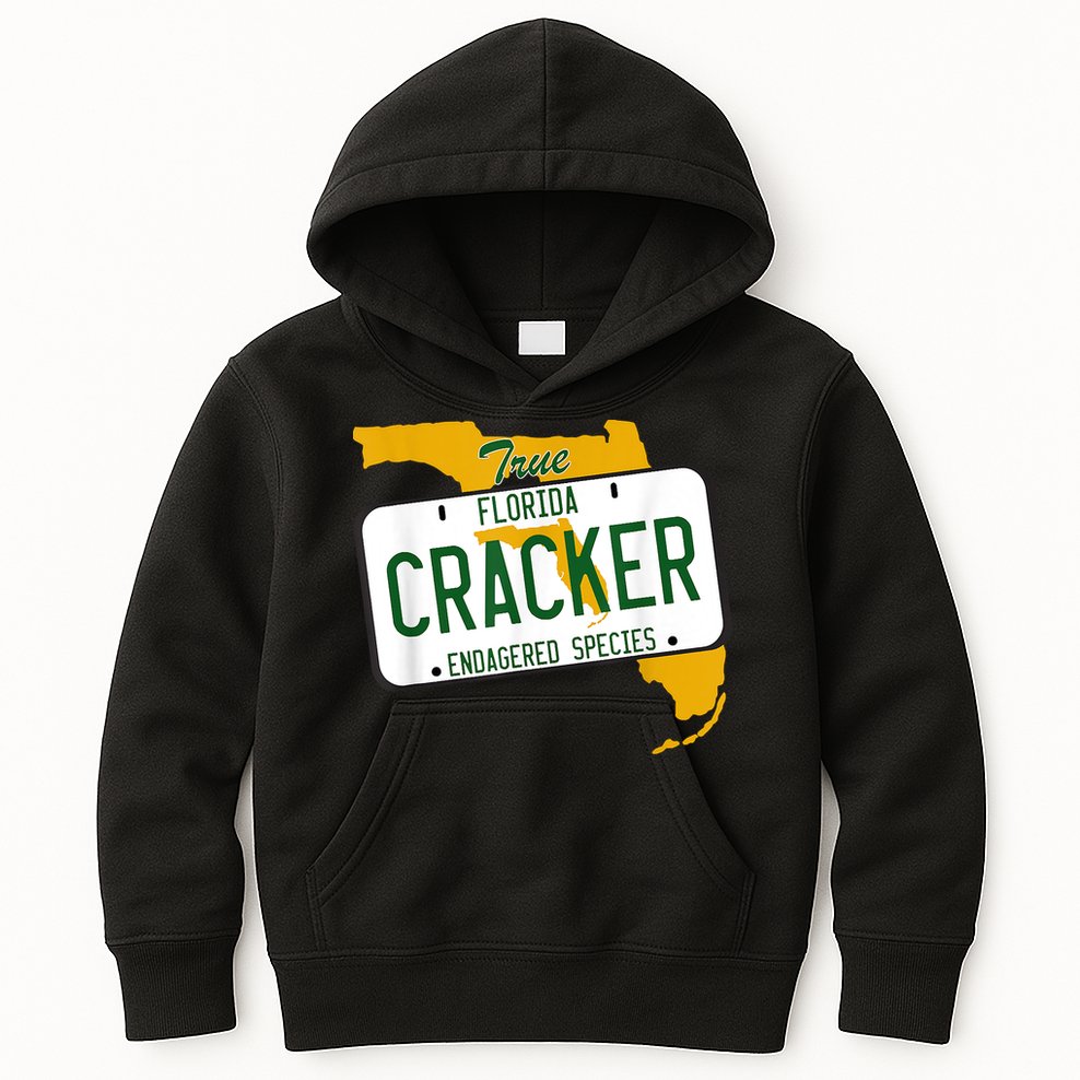 Funny Cracker Florida Kids Hoodie