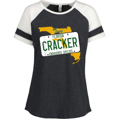 Funny Cracker Florida Enza Ladies Jersey Colorblock Tee