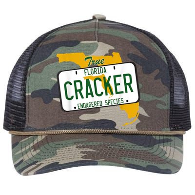 Funny Cracker Florida Retro Rope Trucker Hat Cap