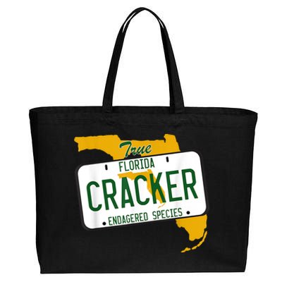 Funny Cracker Florida Cotton Canvas Jumbo Tote