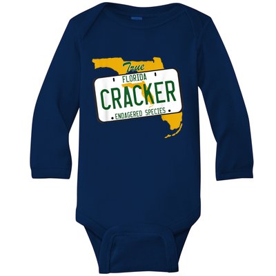 Funny Cracker Florida Baby Long Sleeve Bodysuit