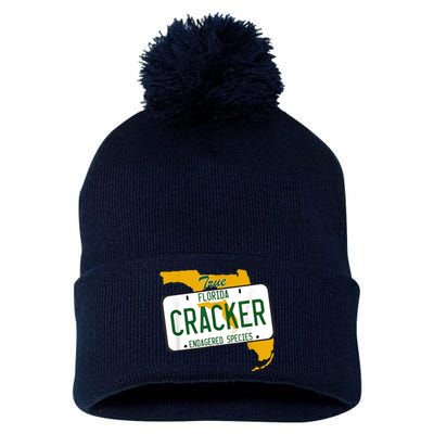 Funny Cracker Florida Pom Pom 12in Knit Beanie