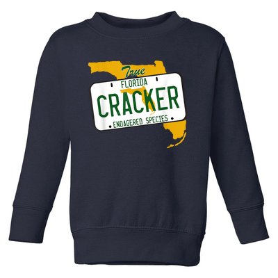 Funny Cracker Florida Toddler Sweatshirt