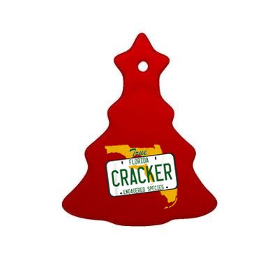 Funny Cracker Florida Ceramic Tree Ornament