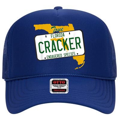 Funny Cracker Florida High Crown Mesh Back Trucker Hat