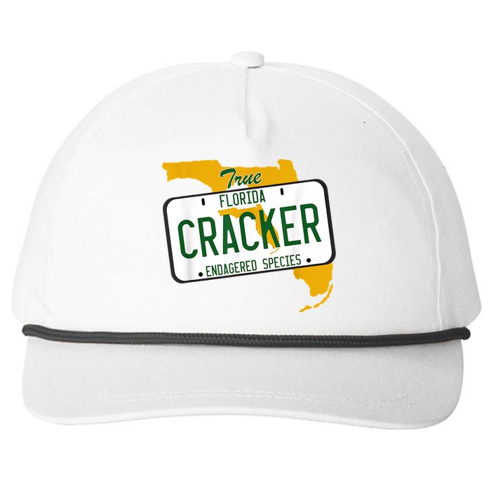 Funny Cracker Florida Snapback Five-Panel Rope Hat