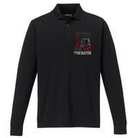 Funny Certified Forklift Operator Driving Fork Lift Driver Performance Long Sleeve Polo