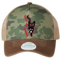 Funny Cat Fascists Get Scratches Legacy Tie Dye Trucker Hat