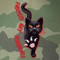 Funny Cat Fascists Get Scratches Legacy Tie Dye Trucker Hat