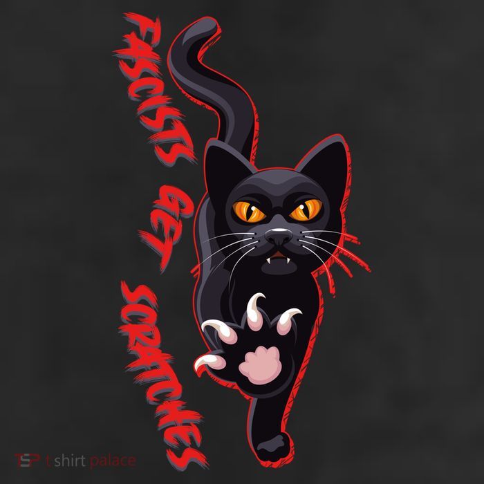 Funny Cat Fascists Get Scratches Cool Comfort Performance Bucket Hat