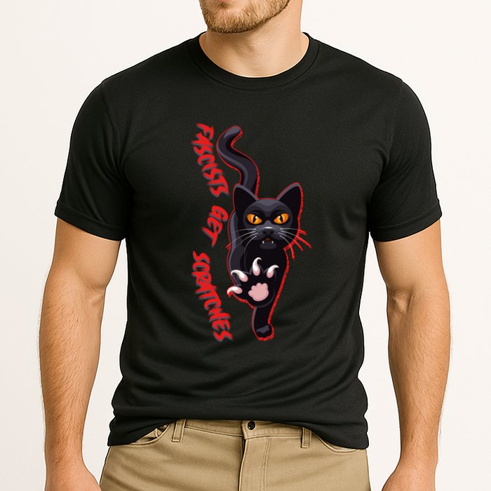 Funny Cat Fascists Get Scratches Performance Shirt