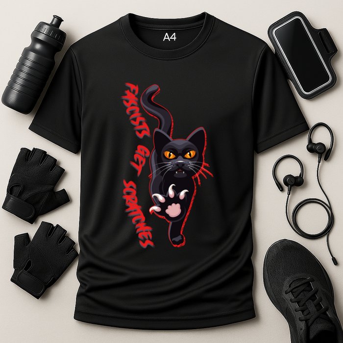 Funny Cat Fascists Get Scratches Performance Shirt