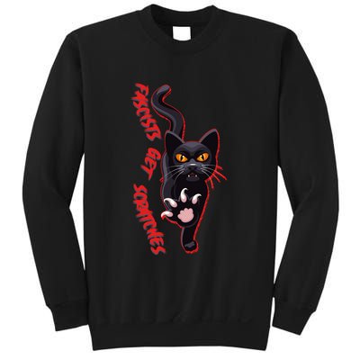 Funny Cat Fascists Get Scratches Sweatshirt