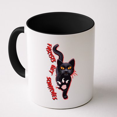 Funny Cat Fascists Get Scratches Mug