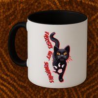 Funny Cat Fascists Get Scratches Mug