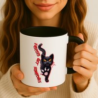 Funny Cat Fascists Get Scratches Mug