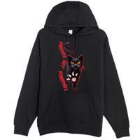 Funny Cat Fascists Get Scratches Premium Pullover Hoodie