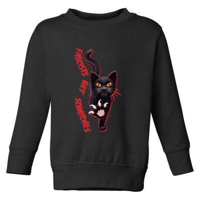 Funny Cat Fascists Get Scratches Toddler Sweatshirt