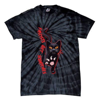 Funny Cat Fascists Get Scratches Tie-Dye T-Shirt