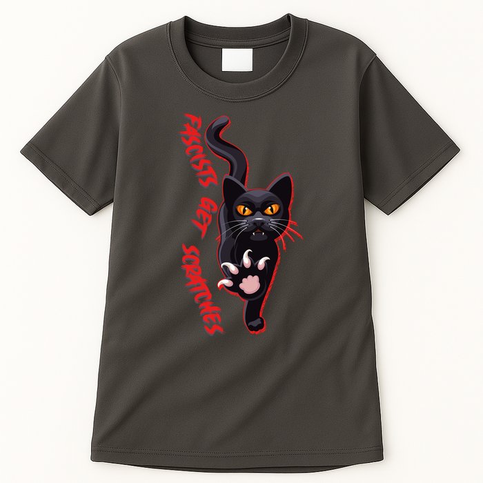 Funny Cat Fascists Get Scratches Tall T-Shirt