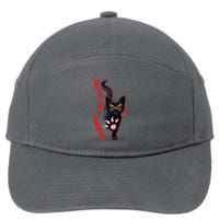 Funny Cat Fascists Get Scratches 7-Panel Snapback Hat