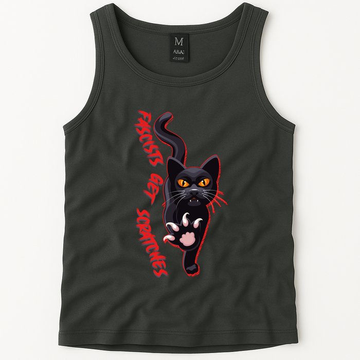 Funny Cat Fascists Get Scratches Tank Top