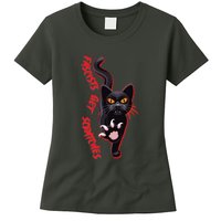 Funny Cat Fascists Get Scratches Womens T-Shirt