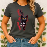 Funny Cat Fascists Get Scratches Womens T-Shirt