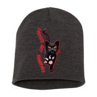 Funny Cat Fascists Get Scratches Short Acrylic Beanie