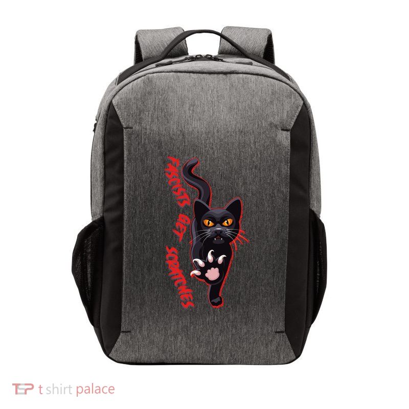 Funny Cat Fascists Get Scratches Vector Backpack