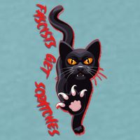 Funny Cat Fascists Get Scratches Sueded Cloud Jersey T-Shirt