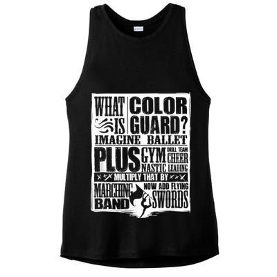 Funny Colorguard For A Color Guard Ladies PosiCharge Tri-Blend Wicking Tank