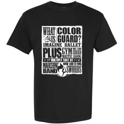 Funny Colorguard For A Color Guard Garment-Dyed Heavyweight T-Shirt