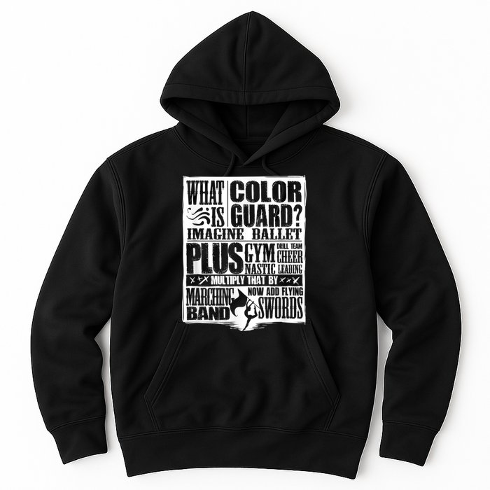 Funny Colorguard For A Color Guard Hoodie
