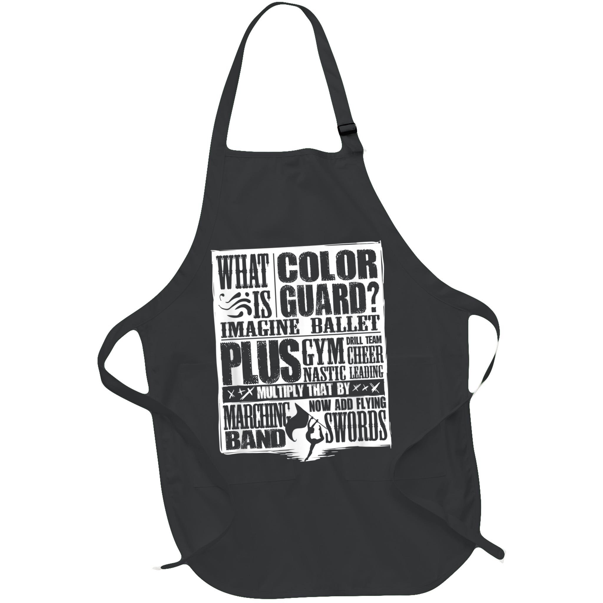 Funny Colorguard For A Color Guard Apron