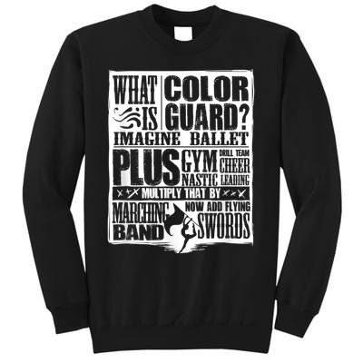 Funny Colorguard For A Color Guard Sweatshirt