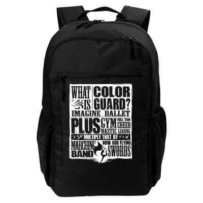 Funny Colorguard For A Color Guard Backpack