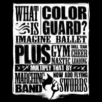 Funny Colorguard For A Color Guard Backpack