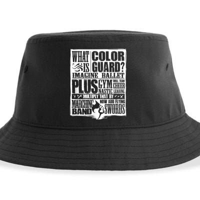 Funny Colorguard For A Color Guard Sustainable Bucket Hat